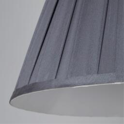 Lighting Collection Taper Pleat Silk Shade - thumbnail 2