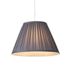 Lighting Collection Taper Pleat Silk Shade - thumbnail 4