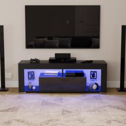 Lassic Vida Designs Luna 2 Drawer LED TV Unit - thumbnail 2