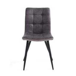 Shankar Set of 2 Rodeo Suede Effect Dining Chairs - thumbnail 4