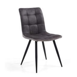 Shankar Set of 2 Rodeo Suede Effect Dining Chairs - thumbnail 2