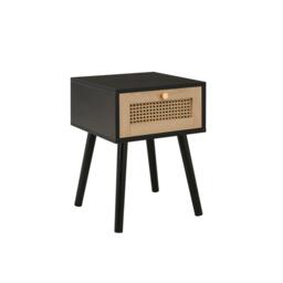 Birlea Croxley 1 Drawer Rattan Bedside - thumbnail 5