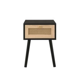 Birlea Croxley 1 Drawer Rattan Bedside - thumbnail 7