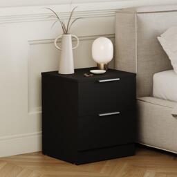 Lassic Trega 2 Drawer Bedside Chest - thumbnail 1
