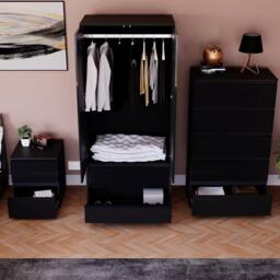 Lassic Vida Designs Glinton Gloss 3 Piece Bedroom Set 3 - thumbnail 2
