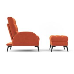 Kabinet UK Leisure Recliner Set with Ottoman - thumbnail 6