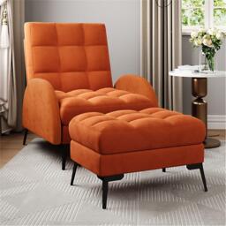 Kabinet UK Leisure Recliner Set with Ottoman - thumbnail 2