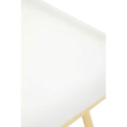 Fifty Five South Azalea Ivory Faux Leather Dining Chair - thumbnail 2