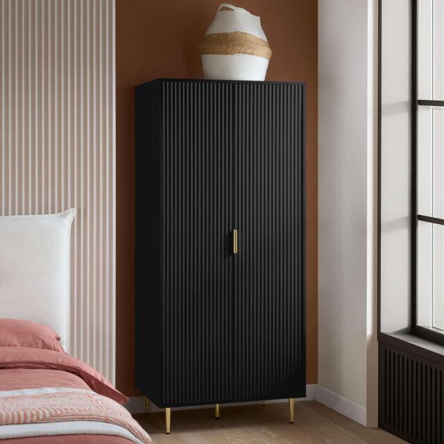 Birlea Zara 2 Door Fluted Wardrobe - image 1