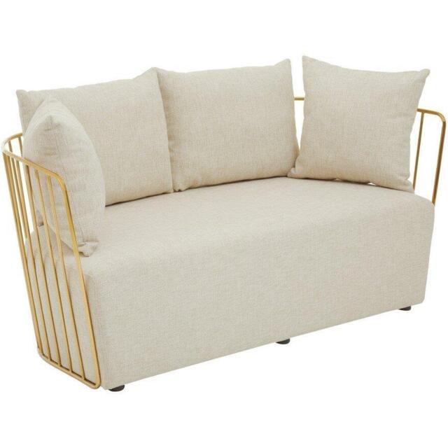 Fifty Five South Azalea Two Seat Natural Fabric Sofa - image 1