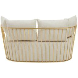 Fifty Five South Azalea Two Seat Natural Fabric Sofa - thumbnail 2
