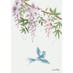 Laura Ashley Rowsham Garden Print in a White Frame - thumbnail 3
