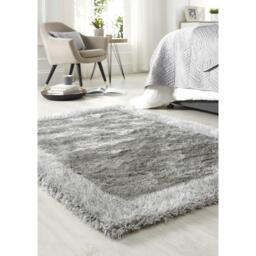 Origin Rugs Shimmer Shaggy Border Rug - thumbnail 1