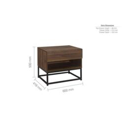 Birlea Houston 1 Drawer Bedside - thumbnail 7