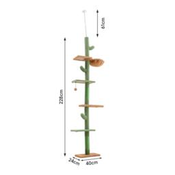 KIDKID PET Cactus Scratching Post Cat Tree - thumbnail 3