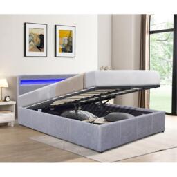 Comfy Living Ottoman With LED Headboard and Mattress - thumbnail 3