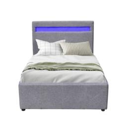 Comfy Living Ottoman With LED Headboard and Mattress - thumbnail 2