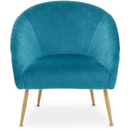 Interiors by Premier Tania Blue Occasional Chair