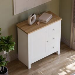 Lassic Vida Designs Arlington 3 Drawer 1 Door Sideboard - thumbnail 4