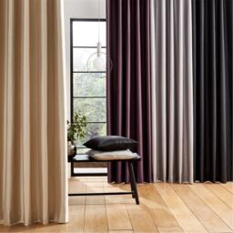 Catherine Lansfield Faux Silk Blackout Thermal Eyelet Curtains - thumbnail 6