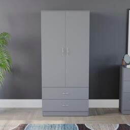 Lassic Vida Designs Riano 2 Door 2 Drawer Wardrobe - thumbnail 3