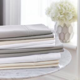 Bedeck of Belfast FINELINENS 1000TC PLAIN DYE STANDARD PILLOWCASE - thumbnail 3
