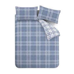 Catherine Lansfield Kelso Check Reversible Duvet Cover Set - thumbnail 5