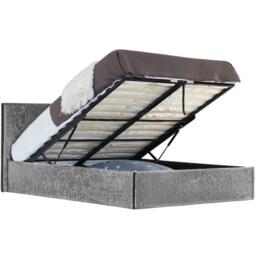 Comfy Living Crushed Velvet Ottoman Bed and Mattress - thumbnail 2