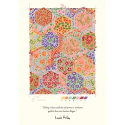 Laura Ashley Fulford Patchwork Print in a White Frame - thumbnail 3