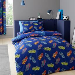Catherine Lansfield Bright Football Reversible Duvet Cover Set - thumbnail 2