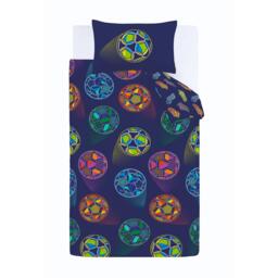 Catherine Lansfield Bright Football Reversible Duvet Cover Set - thumbnail 5