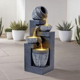 Breeins Outdoor LED Water Fountain Rockery Decor - thumbnail 1