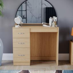 Lassic Vida Designs Riano 3 Drawer Dressing Table - thumbnail 3