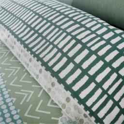 Catherine Lansfield Larsson Geo Reversible Duvet Cover Set - thumbnail 3