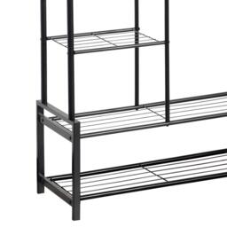 House of Home Double Clothes Rail with 2 Shoe Racks ,3 Shelves - thumbnail 5