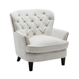 Kabinet UK Classic Buttoned Linen Armchair - thumbnail 4