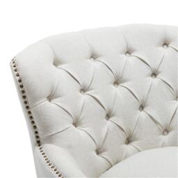 Kabinet UK Classic Buttoned Linen Armchair - thumbnail 7