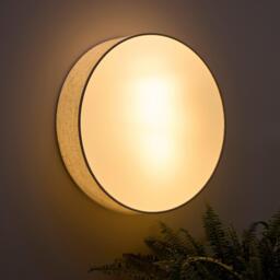 K Living Capri 38cm 2 Light Linen Drum Shade - thumbnail 2