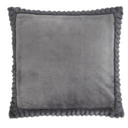 Catherine Lansfield Velvet and Faux Fur Soft Touch Cushion - thumbnail 1