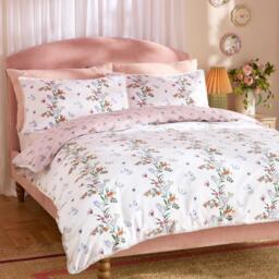 Cath Kidston Flutter Floral Reversible Cotton Duvet Cover Set - thumbnail 1