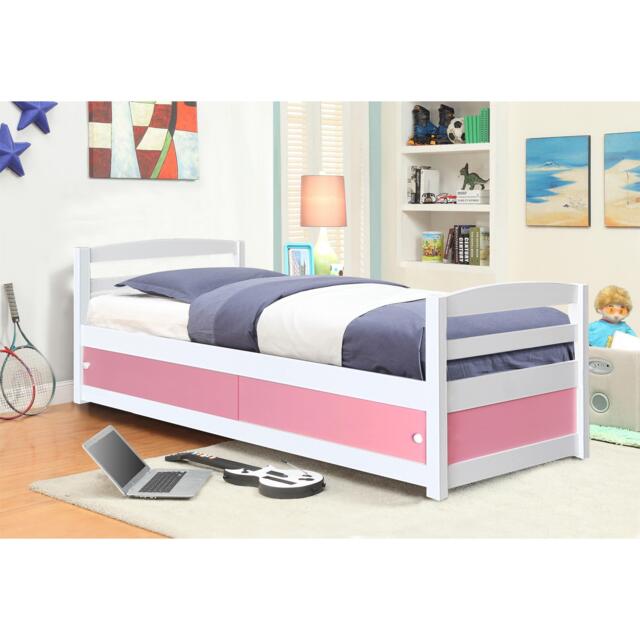 Comfy Living 3ft Kids Storage Bed Bed and Mattress