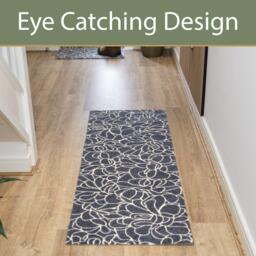 JVL JVL Mega Mat Entrance Runner Floral 57x150cm - thumbnail 4