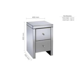 Birlea Seville 2 Drawer Bedside - thumbnail 5