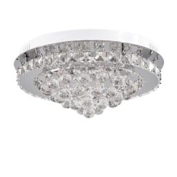 Kabinet UK Round LED Ceiling Light with Crystal Pendant - thumbnail 4