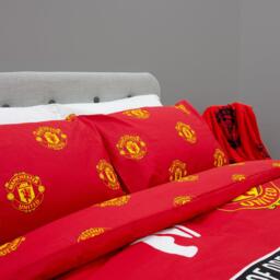 Manchester United FC Patch Double Rotary Duvet - thumbnail 3