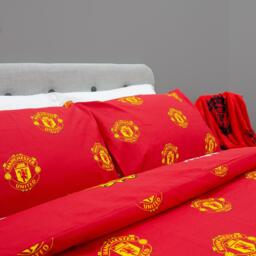 Manchester United FC Patch Double Rotary Duvet - thumbnail 4