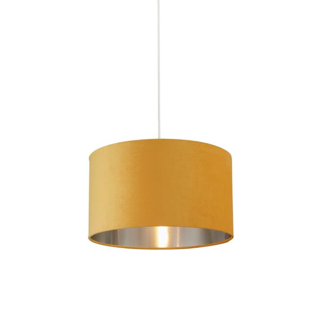 Lighting Collection Velvet Drum Shade - image 1