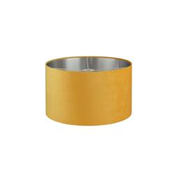 Lighting Collection Velvet Drum Shade - thumbnail 3