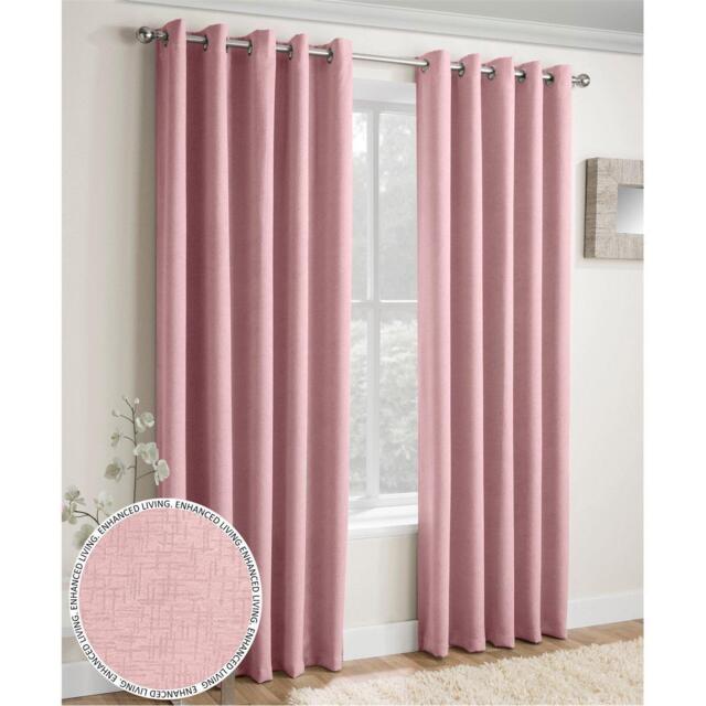 Enhanced Living Vogue Blush Thermal Room Darkening Curtains Eyelet - image 1