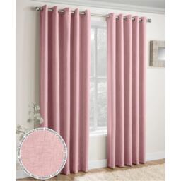 Enhanced Living Vogue Blush Thermal Room Darkening Curtains Eyelet - thumbnail 1